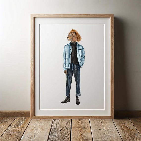 Lion with the king attitude