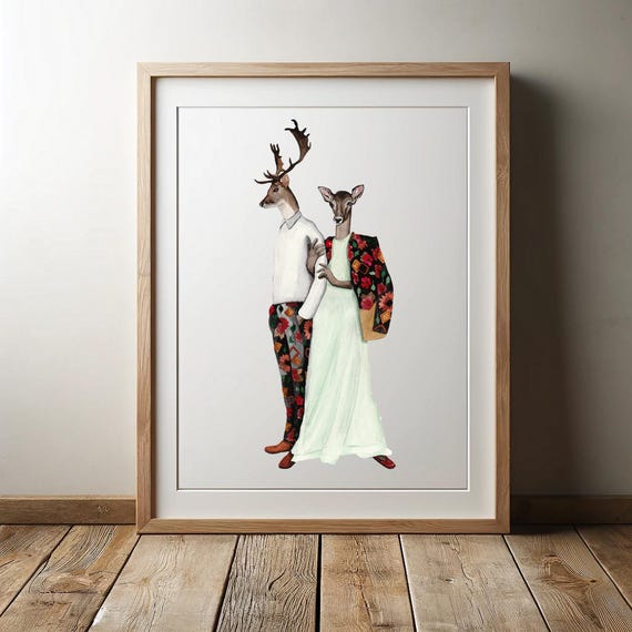 Deer & Doe