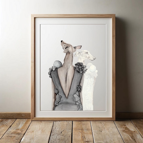 Whippet in Fernanda Pereira piece