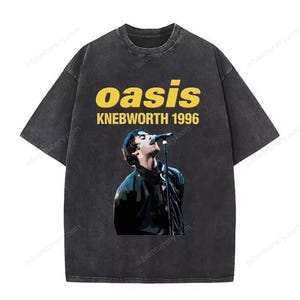 Retro Oasis Band Tour 25 Shirt – Summer Short Sleeve Casual Cotton Tee