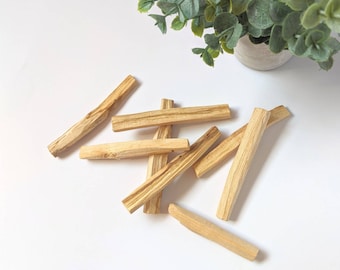 8 Pack Palo Santo Smudge Sticks Ecuadorian Ethically Sourced 4 Inch