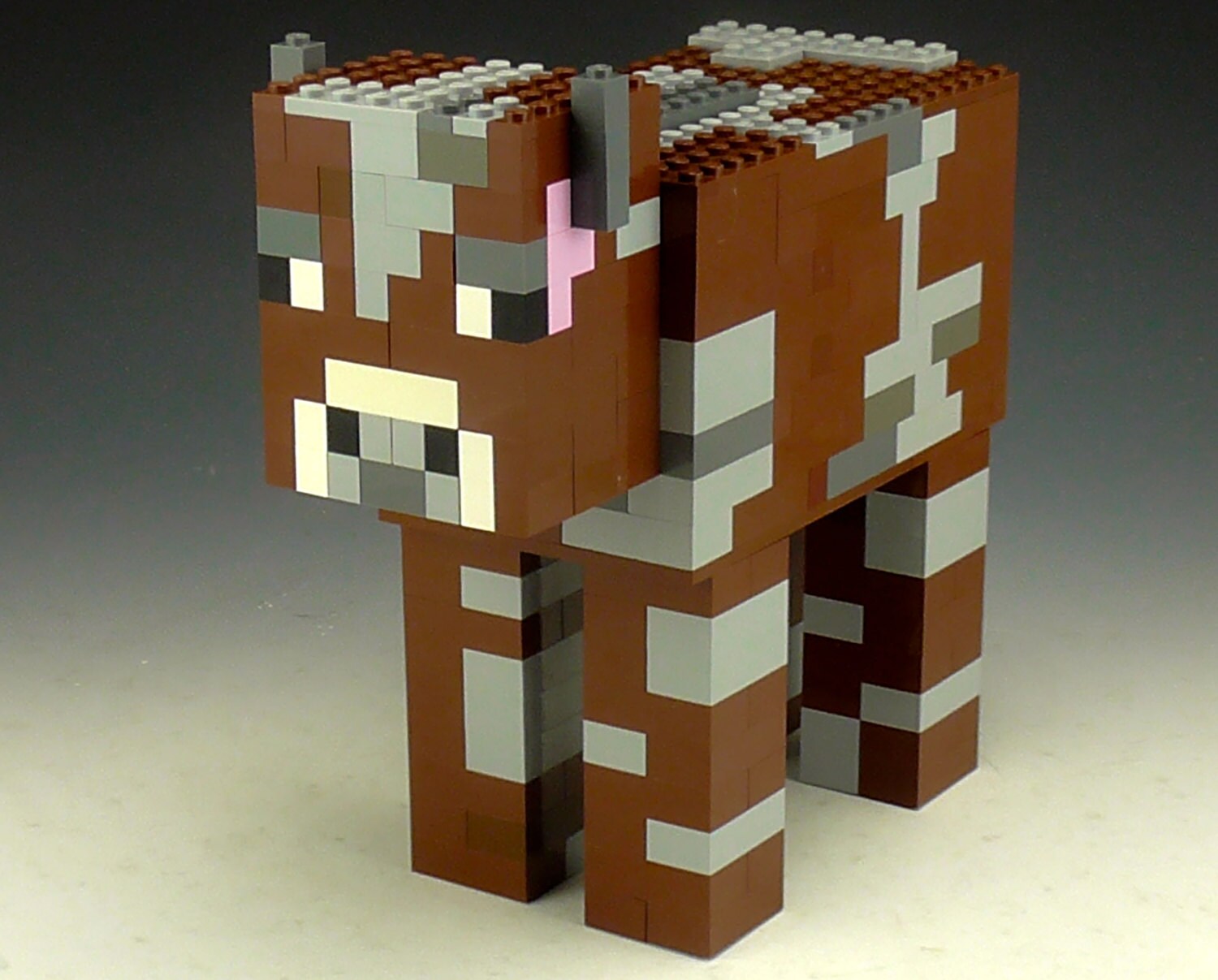 Lego Minecraft Cow Etsy