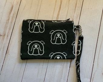 Bully Silhoutte- small wristlet