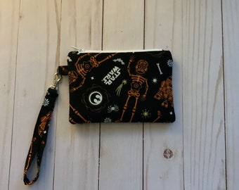 Halloween-style Star Wars - small wristlet