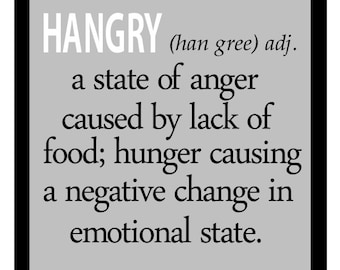 Hangry - Wood Sign  Multiple sizes  available by Ninetyninedesigns
