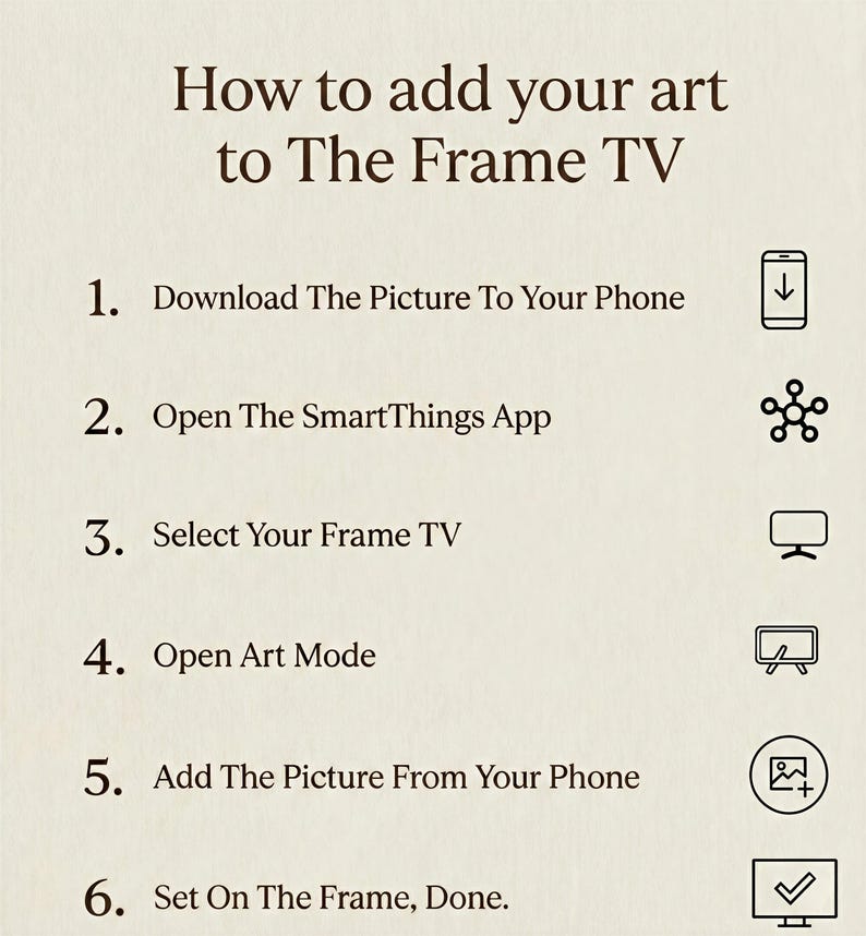 Frame Tv Art Artwork sage green floral image 3