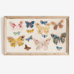 lente Frame Tv Art, vlinders tv-screensaver, digitale download afbeelding 6