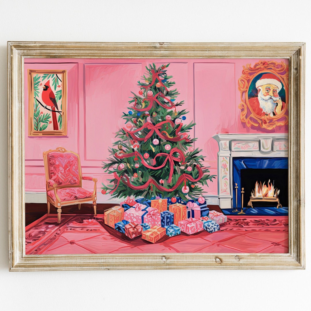 Christmas Print Pink Holiday Christmas Tree Printable Etsy christmas-print-pink-holiday-christmas-tree-printable-etsy