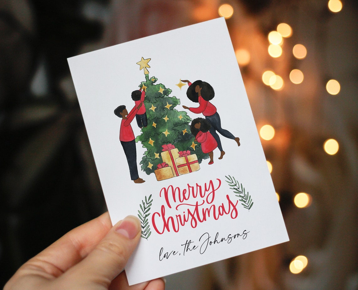 Carte de Noël personnalisée IMPRIMABLE joyeux Noël  Etsy