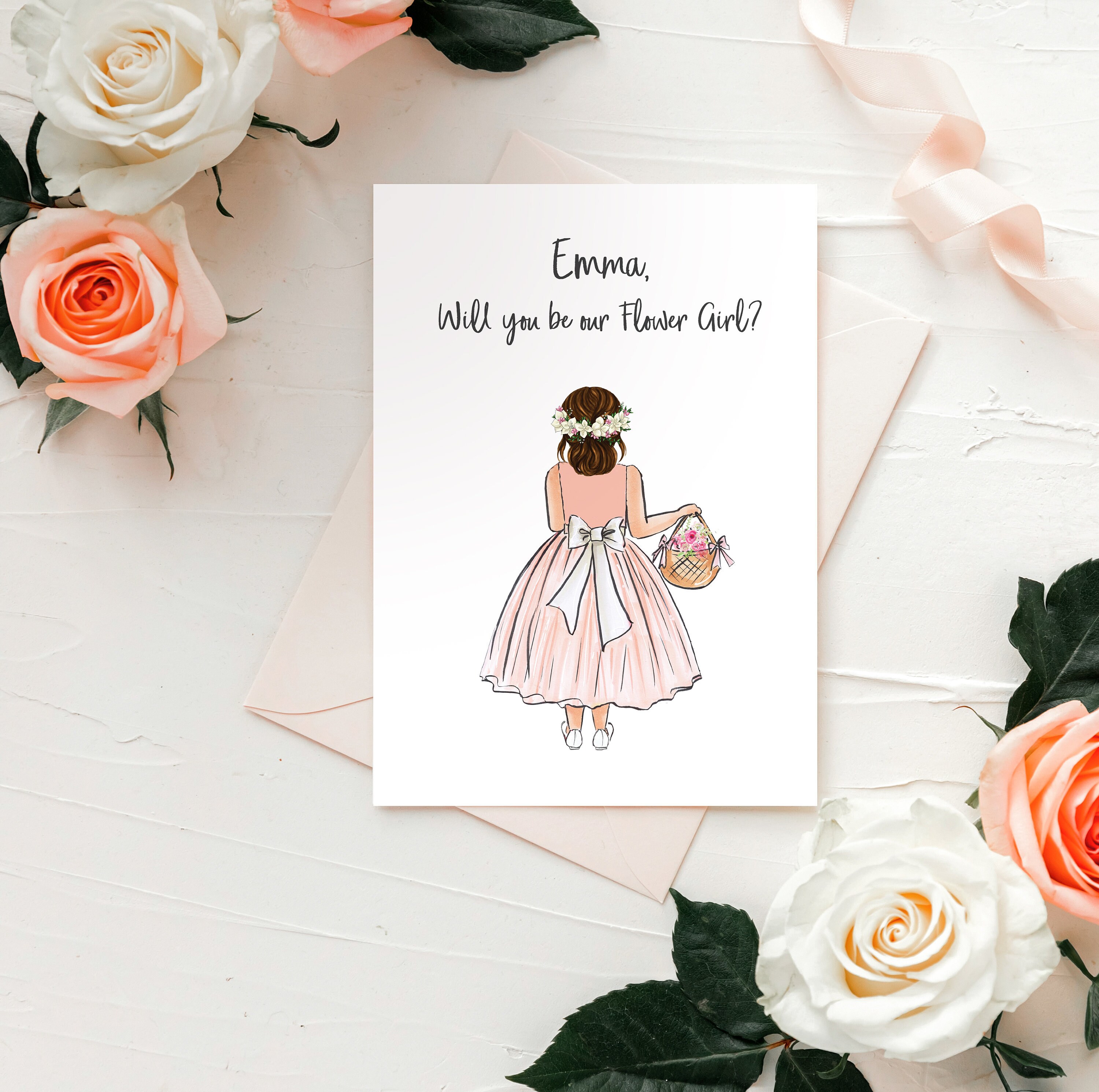 Will you be our flower girl printable Will you be my flower | Etsy