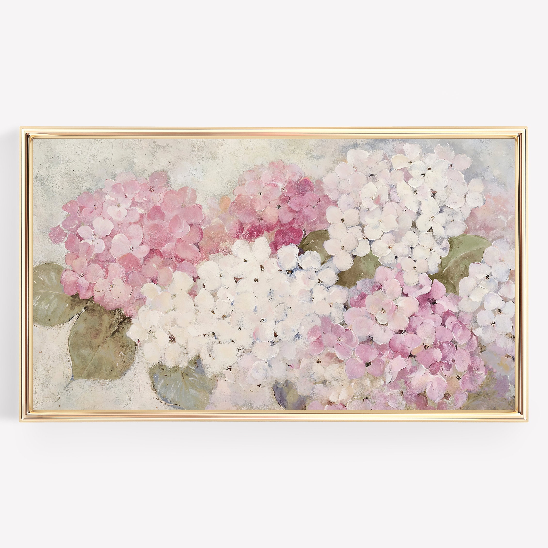 Summer Frame Tv Art hydrangeas artwork, summer frame tv art Tv Screensaver, Digital Download