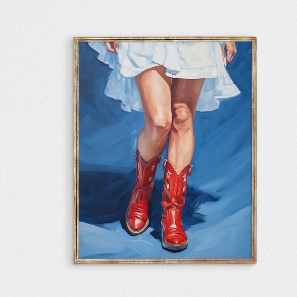 Blue Red Wall Decor Etsy