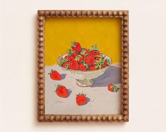 strawberries downloadable art print