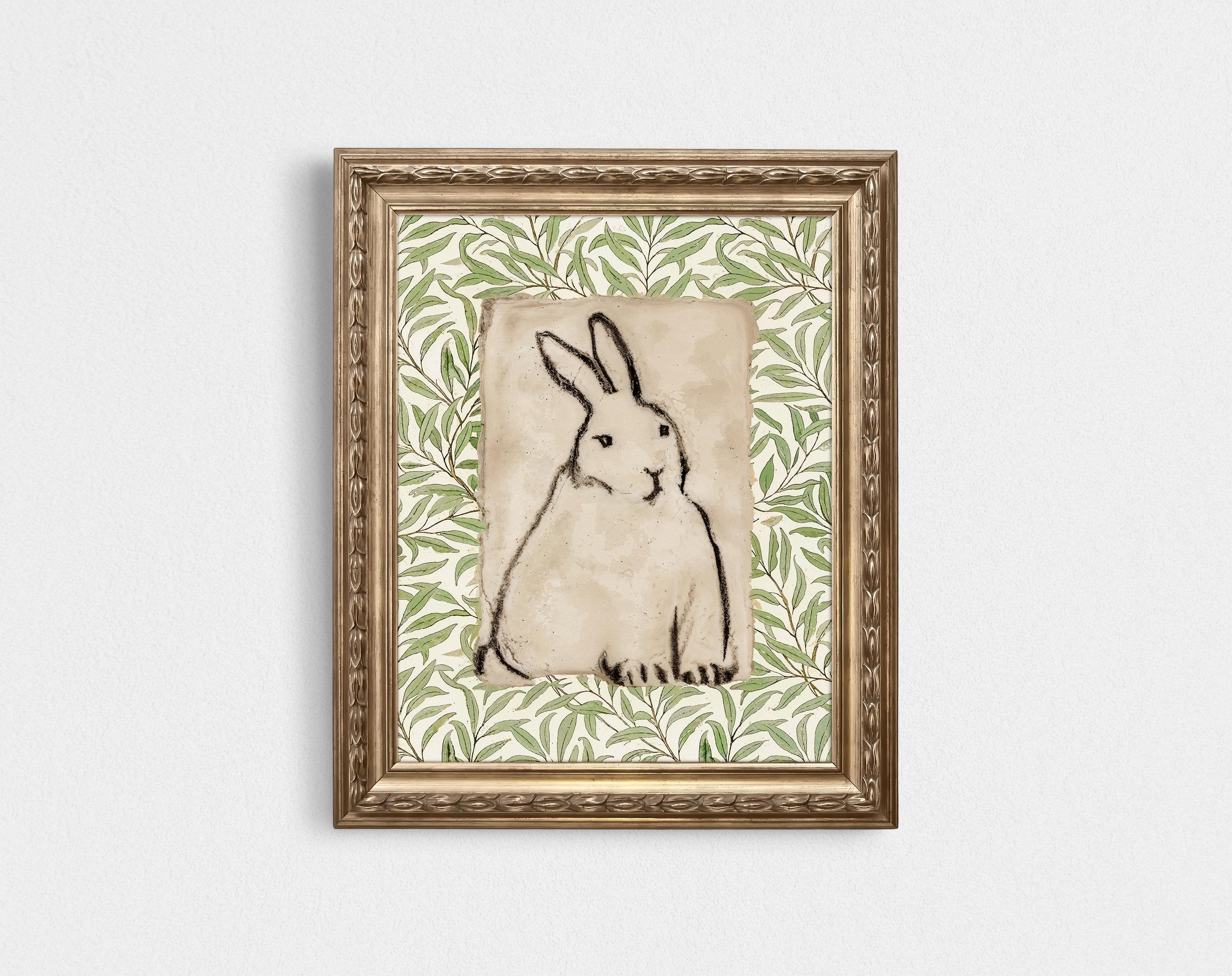 Rabbit Downloadable Art Print - Etsy