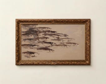 Marco de TV Arte Obra de arte Sardinas, Costa neutral