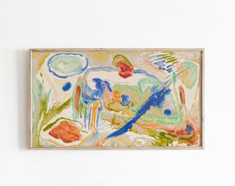 Abstract spring Frame TV Art: Colorful TV Screensaver