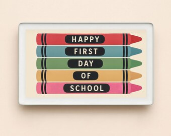Protector de pantalla con calendario de tragaluz, regreso a clases