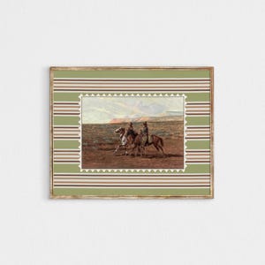 western art print,  striped western wall art, cowboy dorm room southwestern printable poster, southwest downloadable digital art