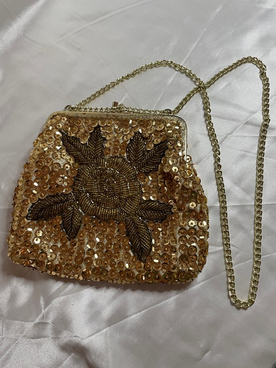 Black and Gold La Regale Ltd. Handbag