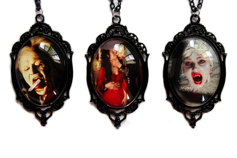 Dracula Glass Pendant