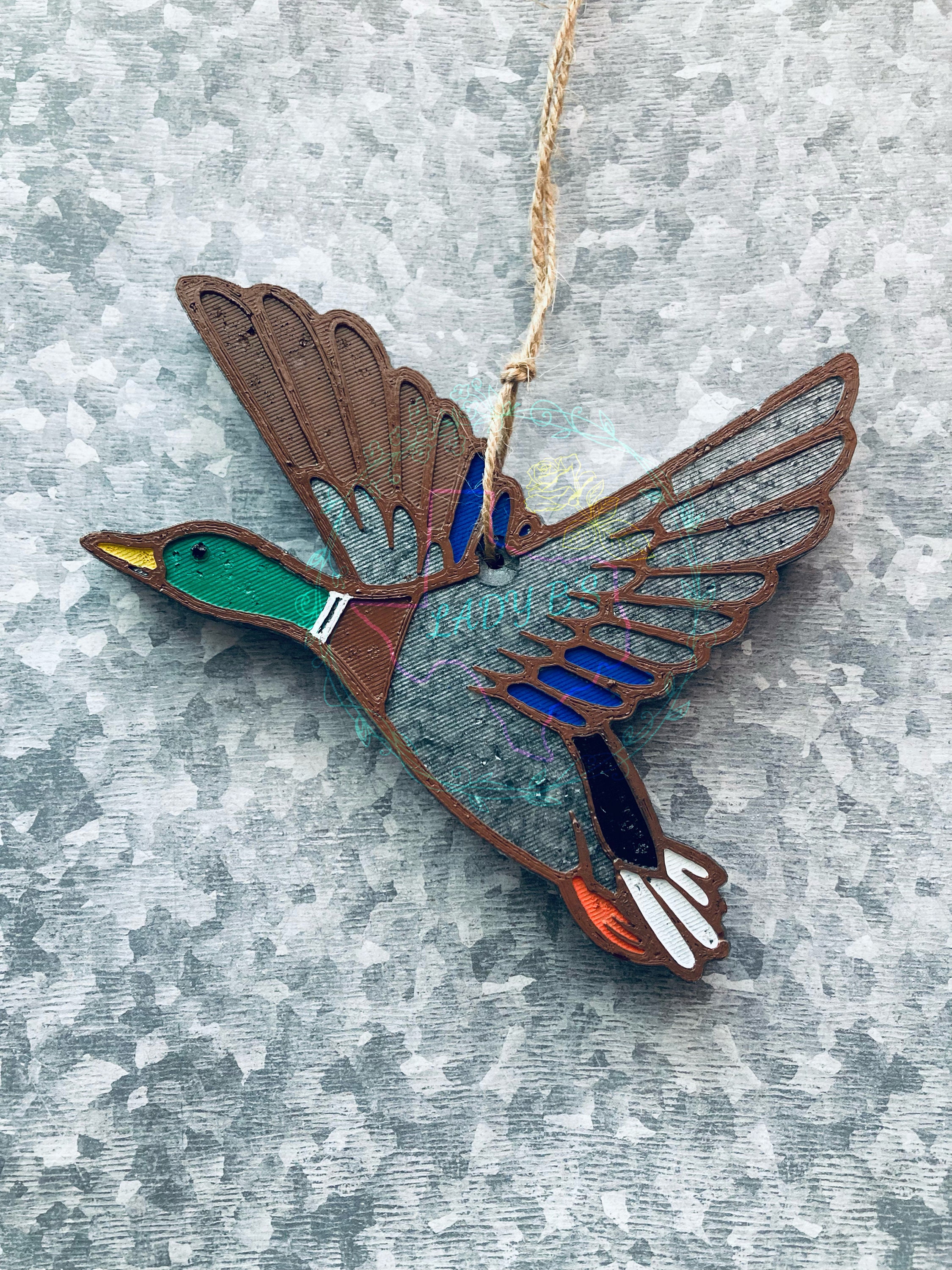 Mallard Duck Car Freshie | Hunting Truck Air Freshener | Outdoorsman Gift | Long-Lasting Duck Freshie