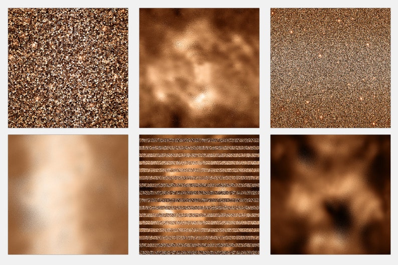 Copper Foil Digital Paper Seamless Foil Textures Digital Etsy