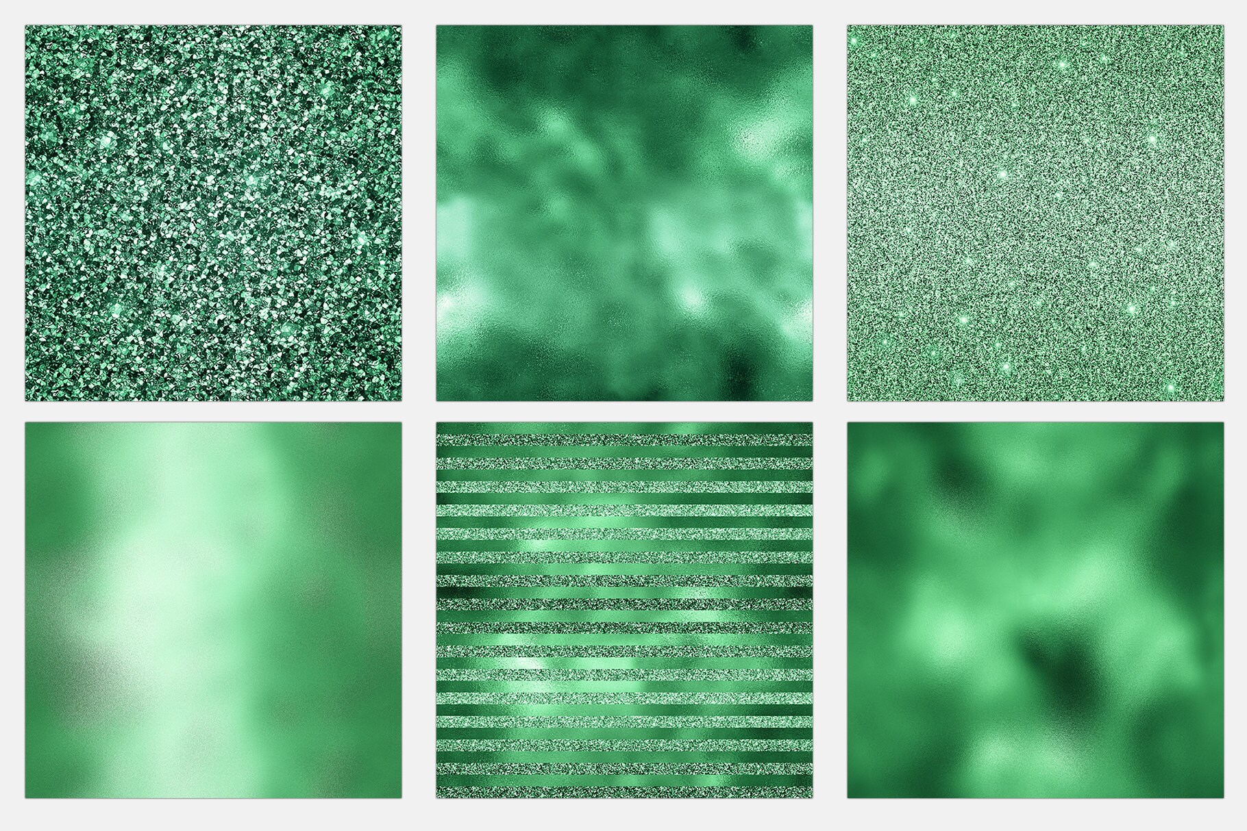 Emerald Foil Digital Paper Seamless Green Foil Textures Etsy