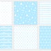 Sky Blue Pastel Digital Paper, Printable Paper, Pastel Patterns ...