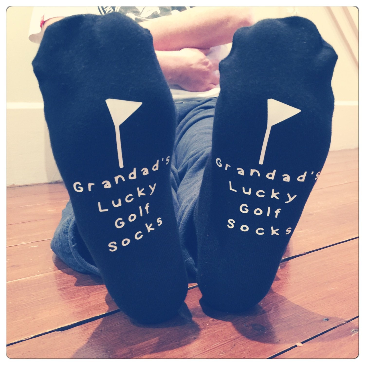 Image of Personalised Lucky Golf Socks