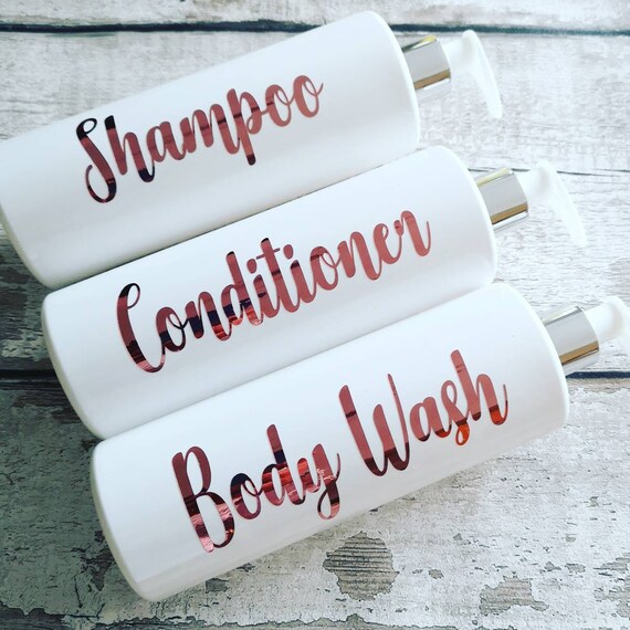 Personalised Pump Action Bottle Etsy