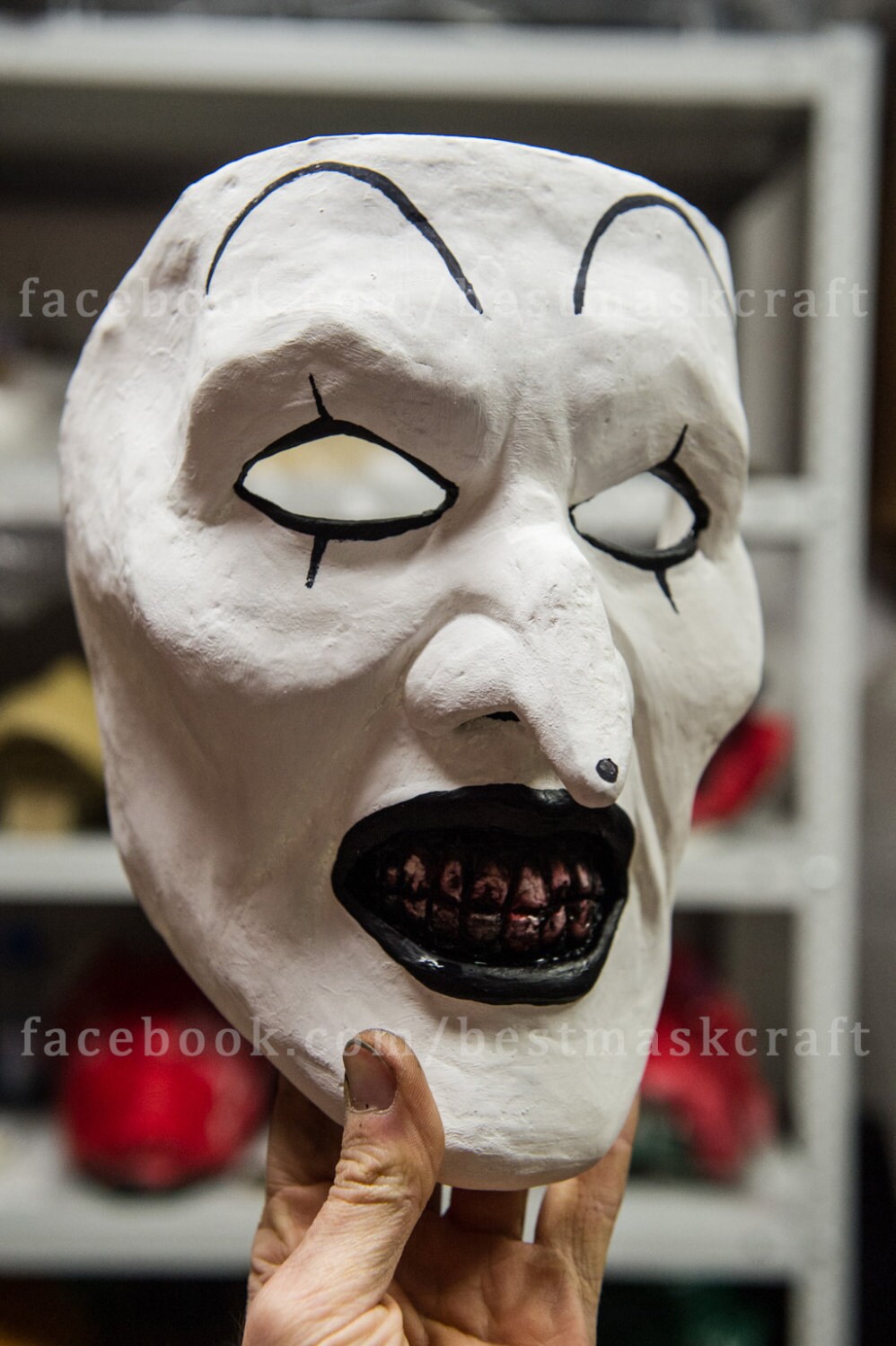 Inspired Terrifier all hallows eve art the clown mask cosplay | Etsy