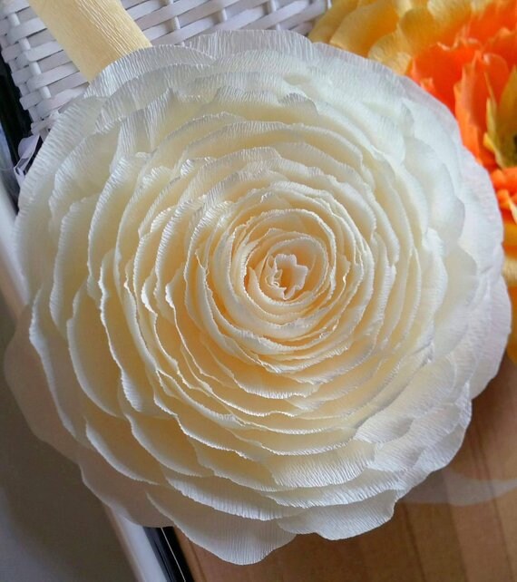 wedding white camellia giant paper flower giant paper etsy chanel paper flower backdrop