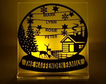 Personalised Snowglobe Decoration