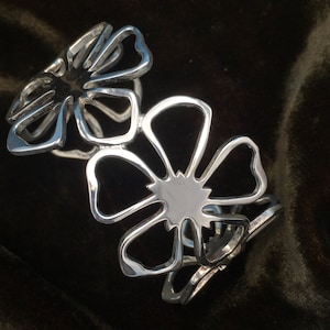 TIFFANY & CO Elsa Peretti Sterling Silver 925 Hibiscus Open Flower