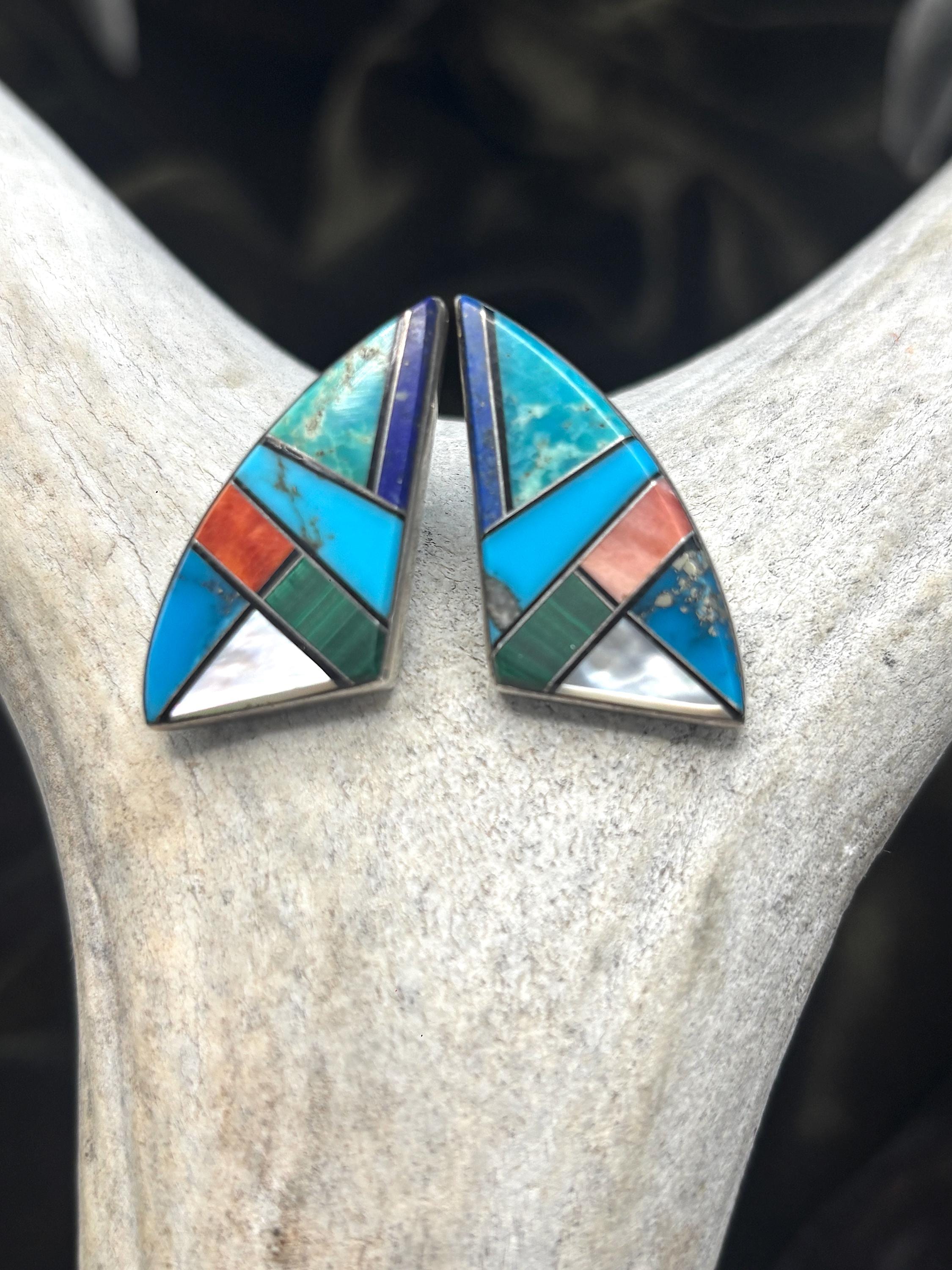 INDIAN JEWELRY ターコイズ ペンダント トップP. Sanchez P Sanchez Jewelry - Etsy