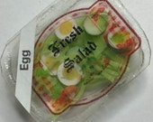 Artemis artisan dollhouse food miniatures, one inch scale, 12th scale, pack of fresh egg salad