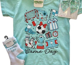 Kansas City Soccer Shirt, Girls Soccer Team, Current Tshirt, KC Baby