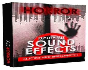 Sinister Symphony: Terrifyingly Real Horror SFX Digital Audio Pack – Unleash Fear with High-Quality Sound Effects for an Instant Thrill!