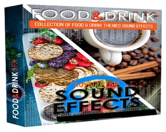 Köstlich Lebendig: Essen und Trinken SFX Soundeffekte Pack - Verschönern Sie Ihre Projekte mit geschmackvollen Audioakzenten!