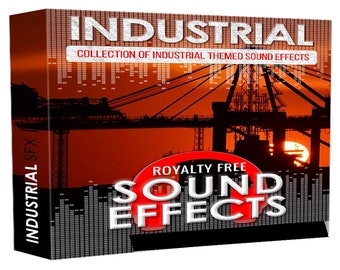 Premium Industrial SFX Pack - High-Quality Sound Effects for Projects | Instantly Enhance with Industrial Themed Audio Spices