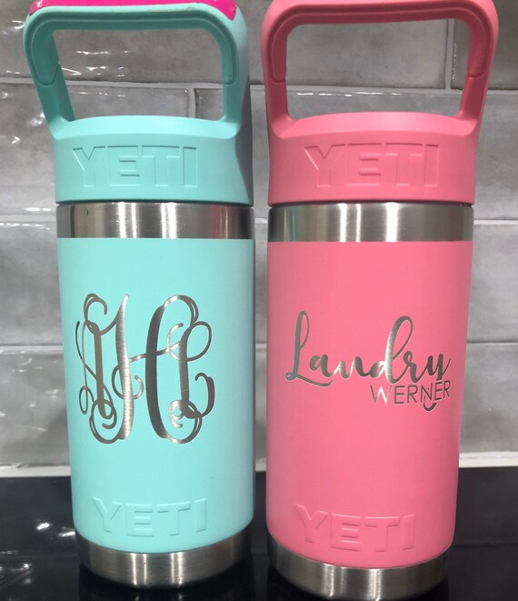 YETI Kids 12oz tumbler Laser Etching Included RAMBLER JR. Etsy