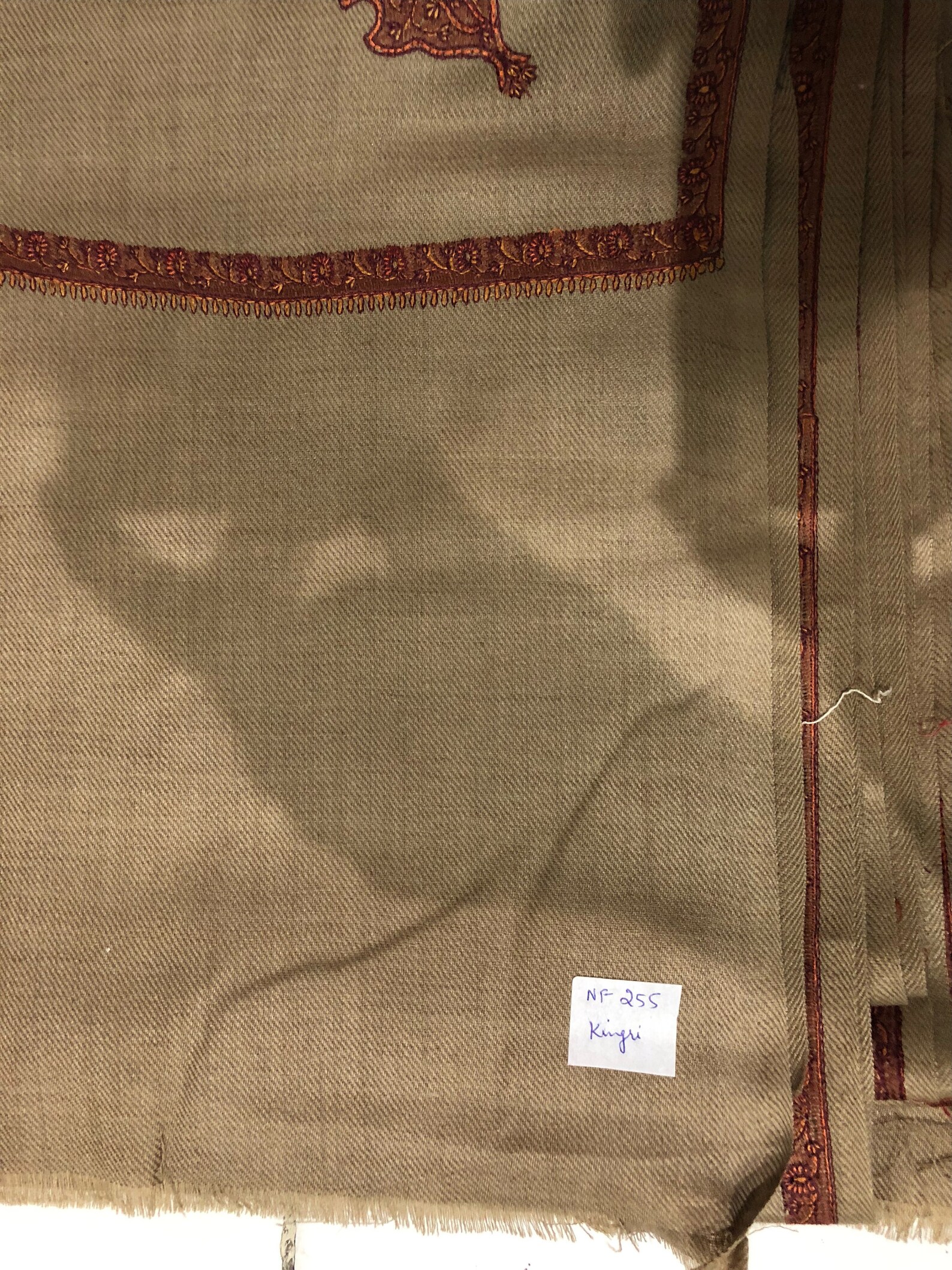 embroidered kashmiri shawl