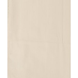 May include: A plain off-white cotton scarf with a frayed edge.