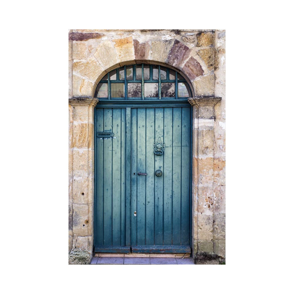 Teal Wall Art Decor French Blue Door Door Photography | Etsy UK