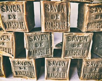 Savon de Marseilles Bathroom Wall Decor, Bathroom Art or Laundry Room Decor, Kitchen Decor, Bathroom Print or Laundry Room Art, Bath Soap