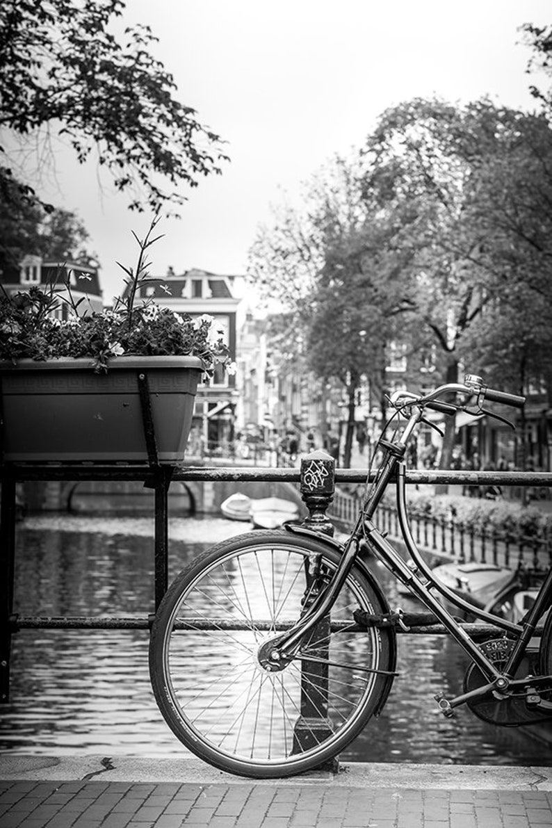 Europe Cities Photography Prints Set of 9 Black & White Wall Art Prints London Paris Amsterdam Brussels Dublin Venice Barcelona Lisbon image 6