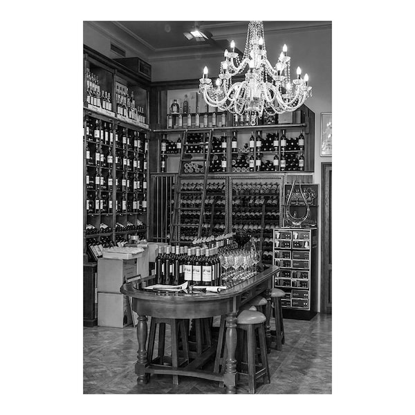 France Wine Country Photography Prints In Black & White, Bordeaux Wineries Wall Art Prints