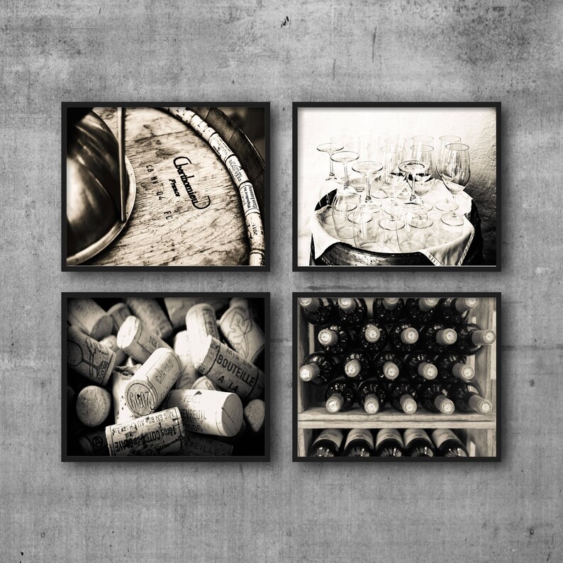 Wine Wall Art Prints for Kitchen or Dining Room Photography Etsy