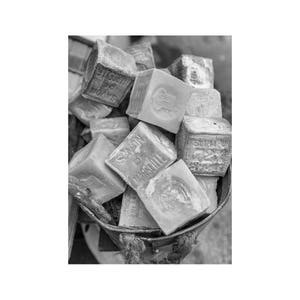 Bath Soap Photography Print for Laundry Room Decor, Bathroom Wall Decor in Black & White, Art for Bathroom or Kitchen Decor