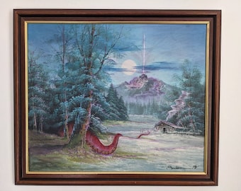 The Beacon: Lovecraftian Painting